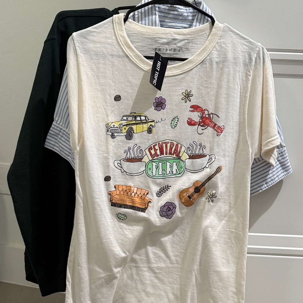 FRIENDS Cream Graphic T-Shirt